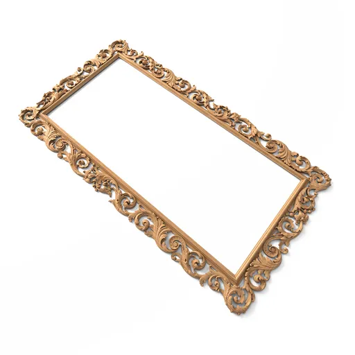 Baroque acanthus wooden frame